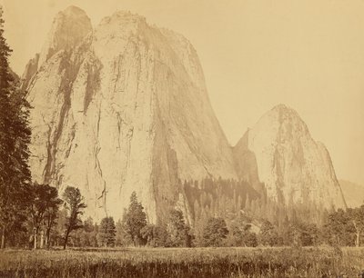 [Katedrální skály, 2600 stop vysoké] od Carleton Watkins