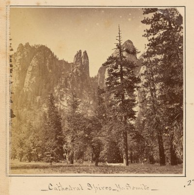 Katedrální věže, 2200 stop od Carleton Watkins