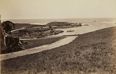 Pohled na pobřeží u Monterey od Carleton Watkins