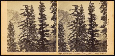 Half Dome a Vernal Fall, z South Fork od Carleton Watkins