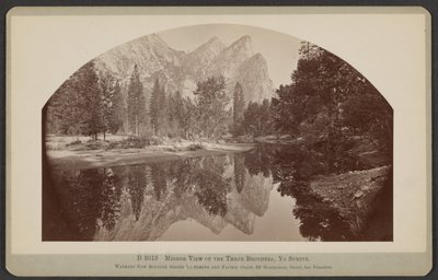 Zrcadlový pohled tří bratrů, Yo Semite od Carleton Watkins