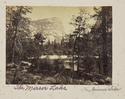 Jezero, Yosemitské údolí, okres Mariposa, Kalifornie. (č. 1028) od Carleton Watkins