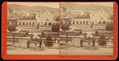 The Plaza, Los Angeles od Carleton Watkins