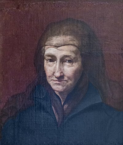 Portrét staré ženy od Carlo (follower of) Maratta or Maratti