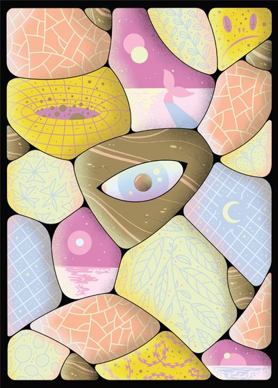 Proud karantény, 2020 (digitální ilustrace) od Carlo Alberto Giardina