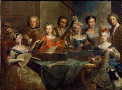 Rodina muzikantů od Carlo Amalfi