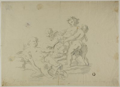 Putti Bacchanal od Carlo Amalfi