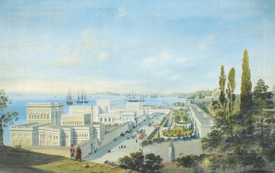 Palác Ciragan v Konstantinopoli od Carlo Bossoli