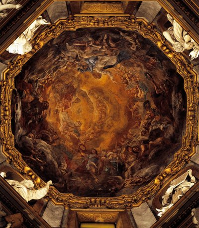 Nanebevzetí Panny Marie, Carlo Cignani, freska od Carlo Cignani