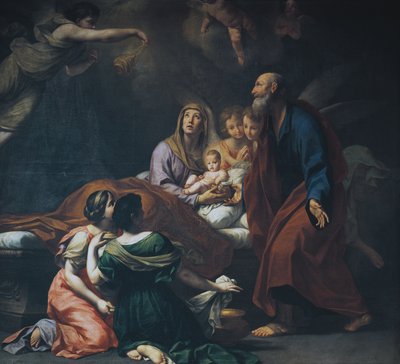 Narození Marie od Carlo Cignani