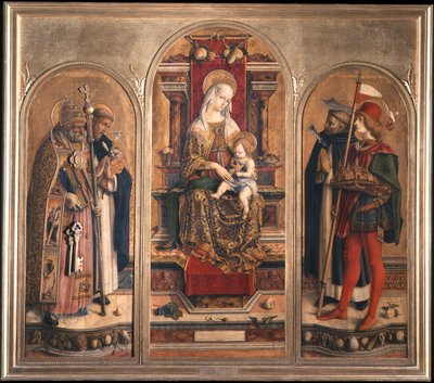 Camerino Tryptich (Tryptich svatého Domenica) od Carlo Crivelli