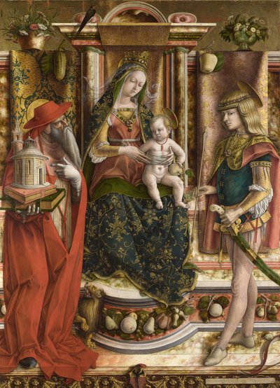 La Madonna della Rondine Madonna z vlaštovky, po roce 1490 od Carlo Crivelli