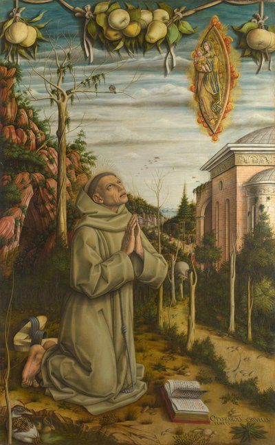 Vidění blahoslavené Gabriely, 1489 od Carlo Crivelli