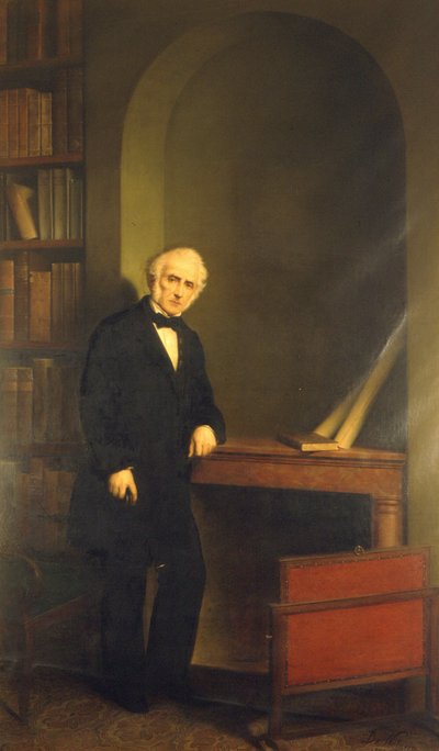 Portrét Alessandra Manzoniho. Obraz od De Notaris. Dům Milana Manzoniho. od Carlo De Notaris