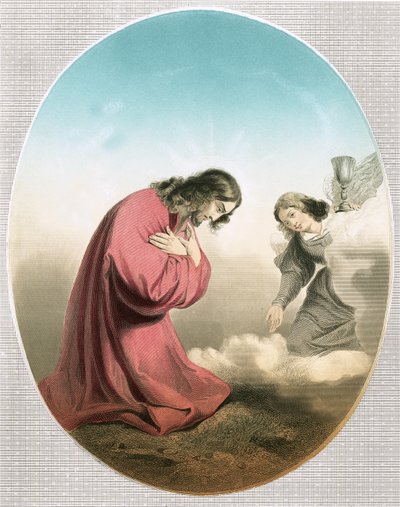 Anděl zjevující se Kristu od Carlo Dolci