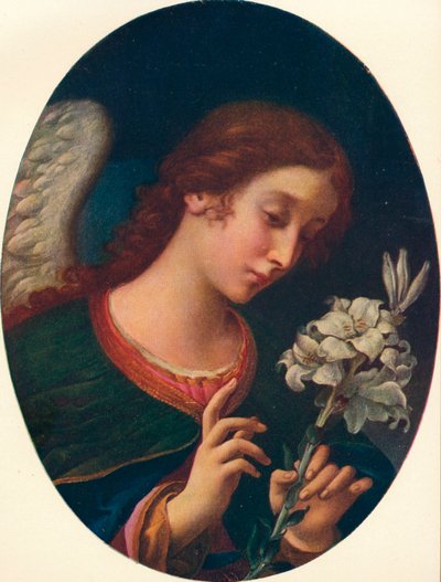 Anděl zvěstování, 17. století od Carlo Dolci