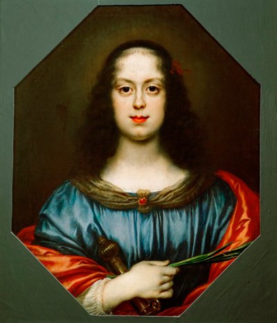 Portrét Vittoria della Rovere (1622-1694) jako svatá Kateřina od Carlo Dolci