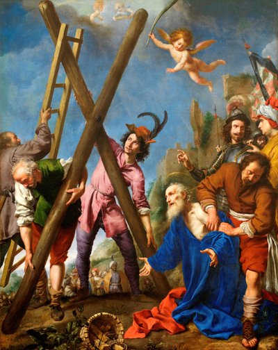 Svatý Ondřej se modlí před mučednickou smrtí, 1643. od Carlo Dolci