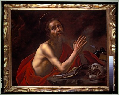 Svatý Jeroným v modlitbě (měď) od Carlo Dolci