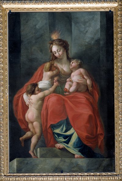 Alegorie třinácti hodnot republiky: charita (Malba, po 1783) od Carlo Giuseppe Ratti