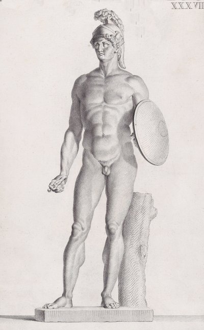 Socha Marsu, 1734 od Carlo Gregori