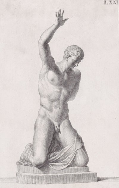 Socha Narcise, 1734 od Carlo Gregori