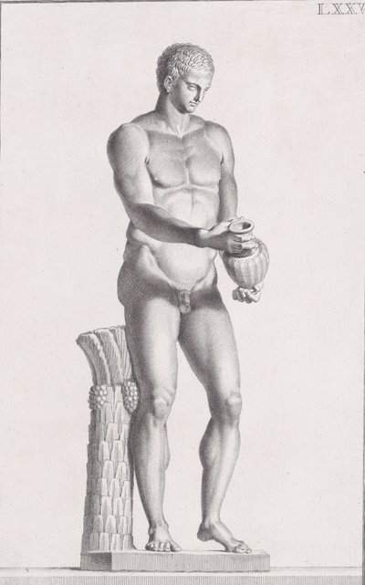 Socha mužského atleta, 1734 od Carlo Gregori
