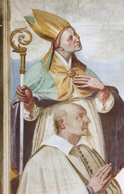 Korunovace Panny Marie (freska) (detail 3498781) od Carlo Innocenzo Carloni