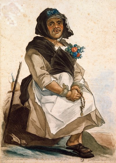 La basana (nedbalá a rozcuchaná žena) od Carlo Lasinio