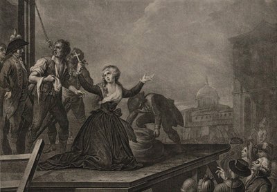 Madame Élisabeth de France, sestra krále, před gilotinou 10. května 1794, c. 1795 od Carlo Lasinio