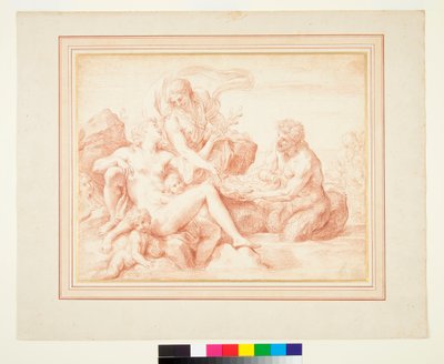 Triton přinášející dary Venuši od Carlo Maratta or Maratti