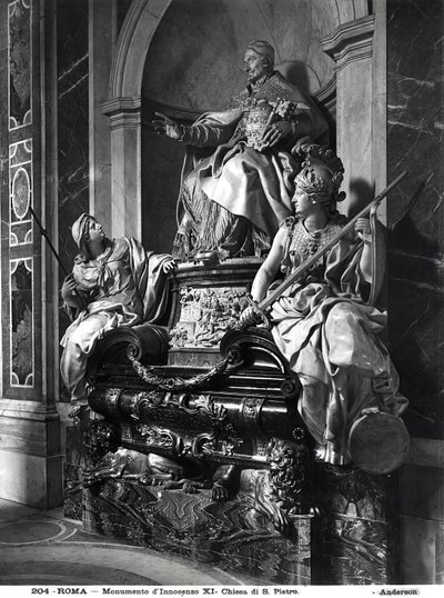 Památník papeže Inocence XI., kolem roku 1697 (mramor) od Carlo Maratta or Maratti