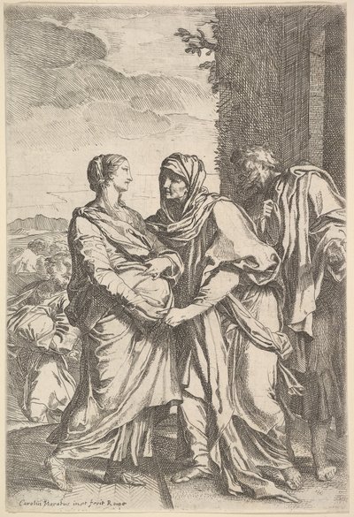 Návštěva. od Carlo Maratta or Maratti