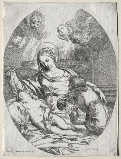 Madona a dítě s Magdalen od Carlo Maratti