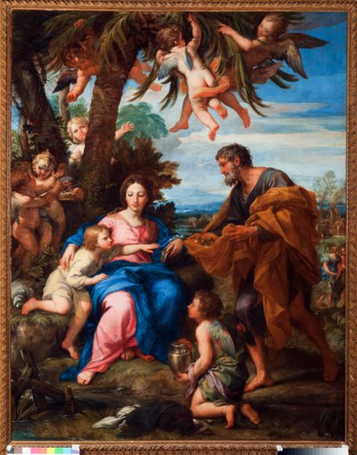 Odpočinek během letu do Egypta Obraz Carlo Maratti (1625-1713) od Carlo Maratti