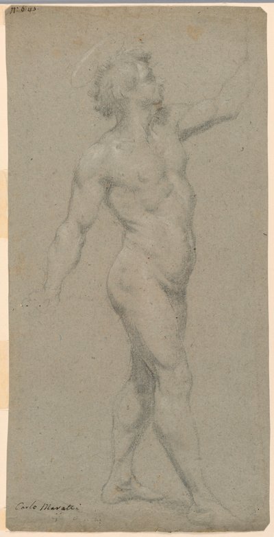 Studie mužského aktu od Carlo Maratti