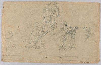 Studie tří obrazců od Carlo Maratti