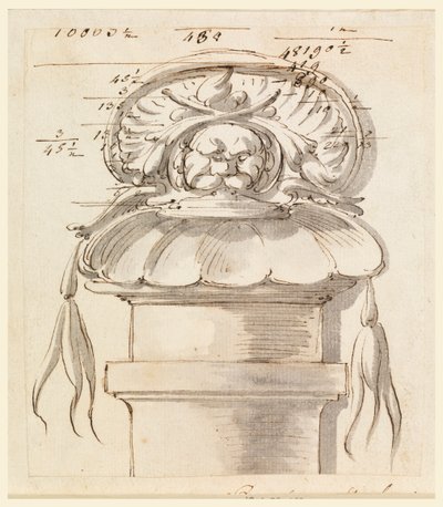 Architektonický Ornament. od Carlo Marchionni