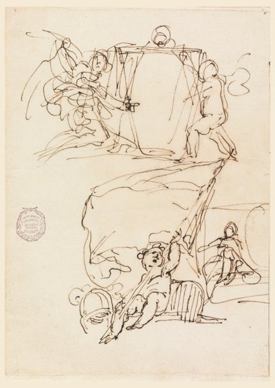 Tři skici od Carlo Marchionni