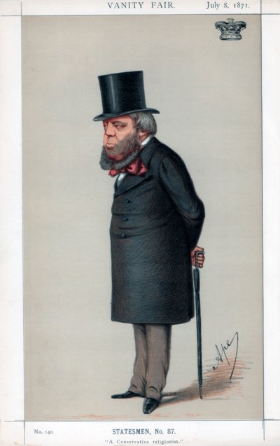 Konzervativní religionista, 1871. od Carlo Pellegrini