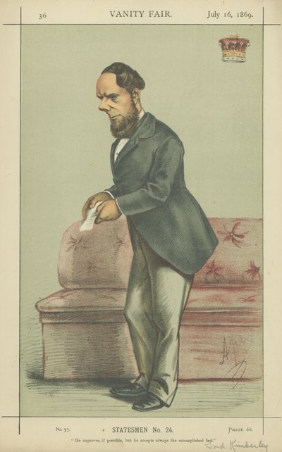 hrabě Kimberley od Carlo Pellegrini