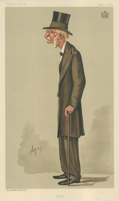 General Viscount Templetown, Upty, 18. srpna 1888, karikatura Vanity Fair od Carlo Pellegrini
