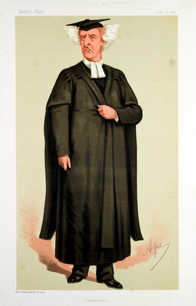 Henry George Liddell, britský učenec, 1875 od Carlo Pellegrini