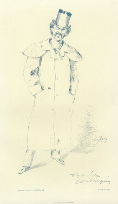 James Abbott McNeill Whistler od Carlo Pellegrini