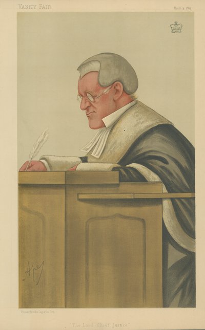 Lord Coleridge od Carlo Pellegrini