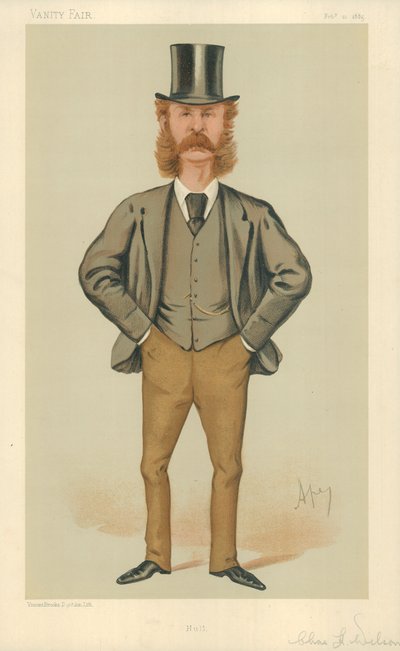 Pan Charles Henry Wilson, Hull, 21. února 1885, karikatura Vanity Fair od Carlo Pellegrini