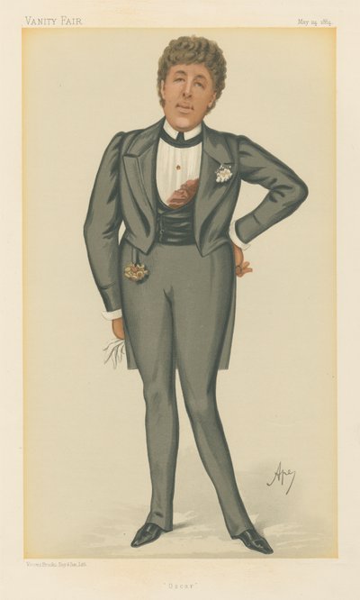 Oscar, Oscar Wilde (seriál Vanity Fair) od Carlo Pellegrini