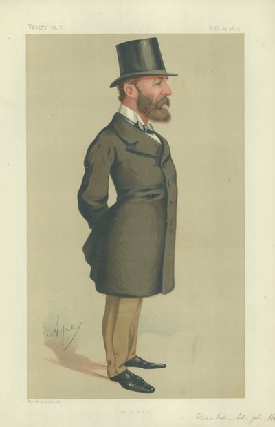 Kontraadmirál lord John Hay od Carlo Pellegrini