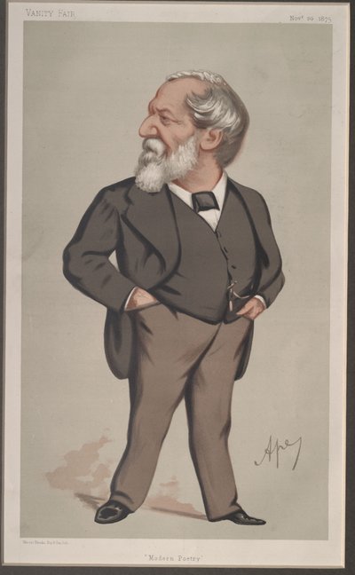 Robert Browning, Vanity Fair, 1875-11-20 od Carlo Pellegrini