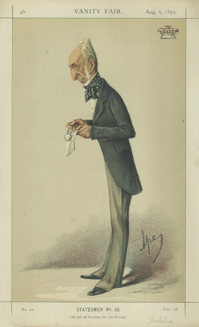 Sir Charles Wood, lord Halifax od Carlo Pellegrini